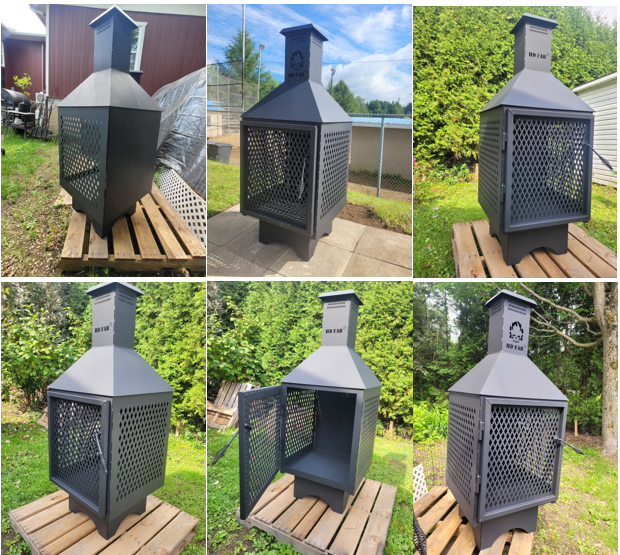 Foyer ext&eacute;rieur mod&egrave;le commercial 25"x25"x5' 1/2 (Nouveau mod&egrave;le 2025)  