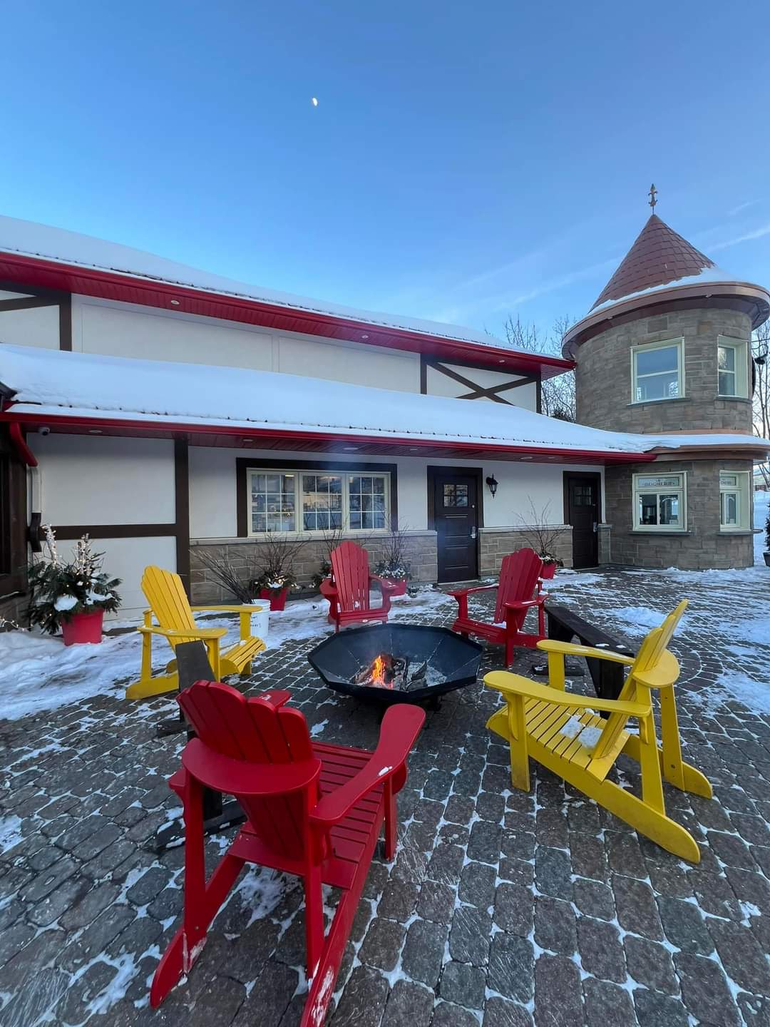 Base octogonal 50" ouvert , Domaine Lafrance , St-Joseph du Lac