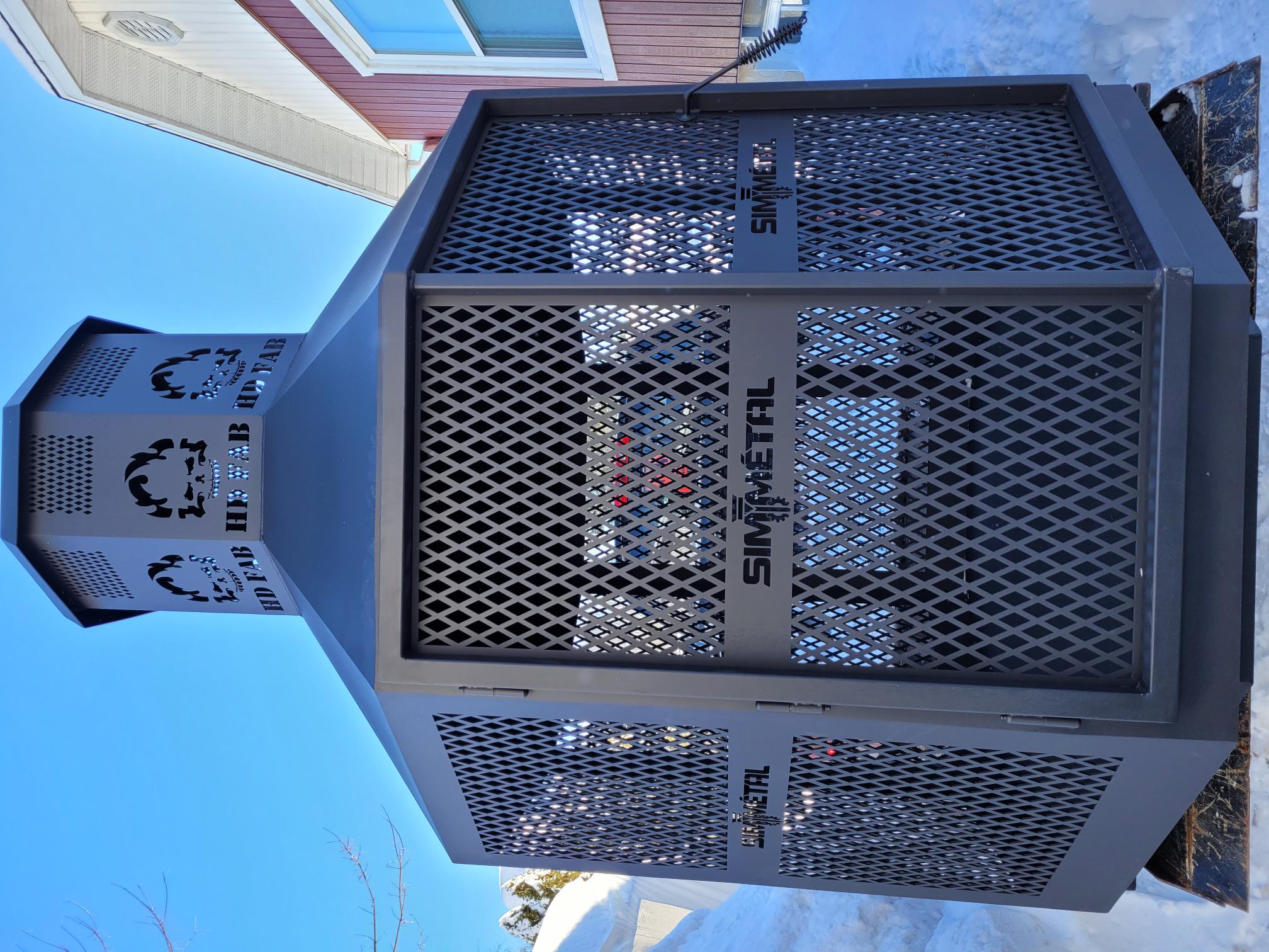 Foyer extérieur 60" Octogonal , Services Industriels Mauriciens (SIMMETAL)