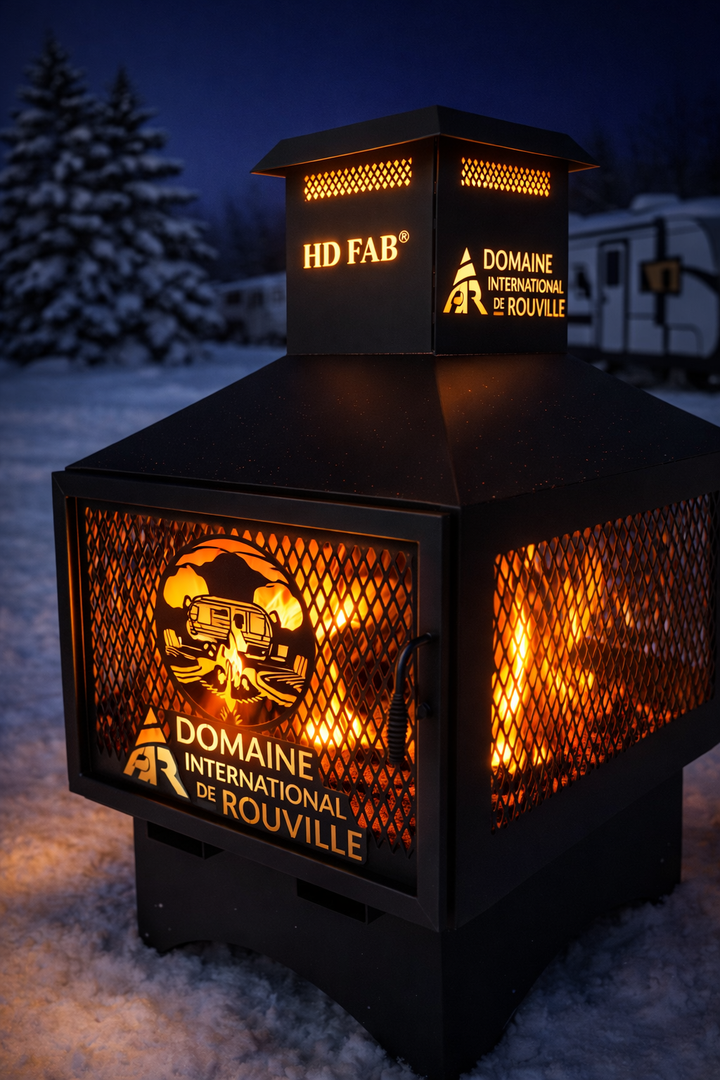 Foyer extérieur commercial 50"
Domaine International de Rouville